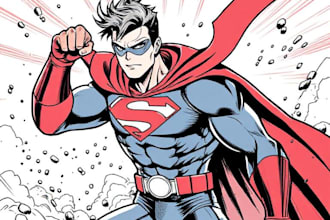 create super hero characters using ai art