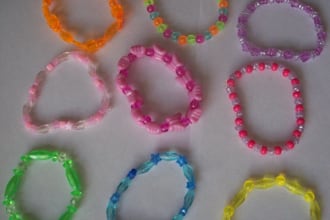 mail you a variety pack of 9 handmade bracelets