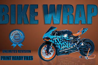 do extraordinary designs of bike wrap, motorcycle and sports bikes