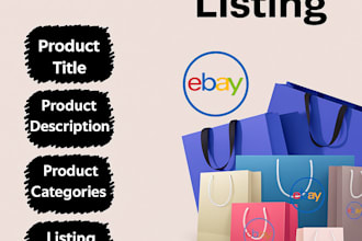 do ebay listing, ebay product listing, ebay product upload