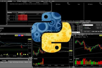 develop  python trading bot or ibkr automated strategy with API integration