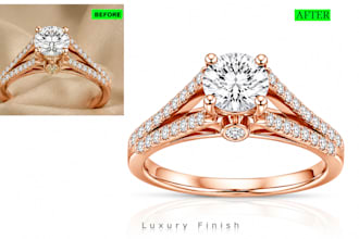 do high end jewelry retouching and professional jewelry photo editing