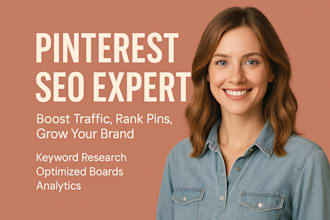 be your pinterest marketing manager and SEO queen
