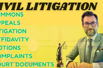 be your civil litigation attorney to prepare legal pleadings and motions