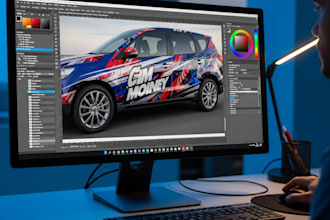 make print ready artwork for wraps, signs, brochures and more