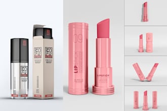 make  luxury and aesthetic beauty cosmetic and skin care logo