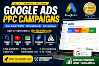 setup and optimize google ads PPC campaigns