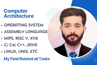 help you in computer architecture, operating system, mips, riscv and xv6