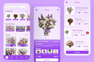 develop a user friendly flower delivery mobile app