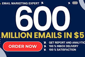 send 675 million bulk email blast, email marketing campaign to inbox and SMS