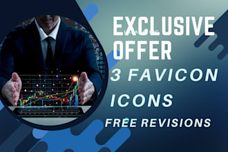 design a professional favicon for your website or brand