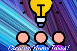 create creative names for brands, characters, usernames, etc
