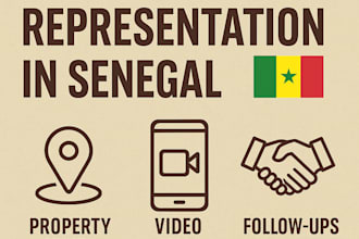 represent you for property visits or rentals in senegal
