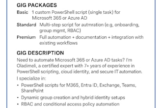 automate microsoft 365 and azure ad tasks using powershell