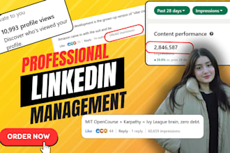 professional linkedin ghostwriter and profile manager for executives