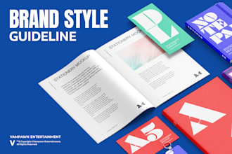 develop a complete and professional brand style guideline