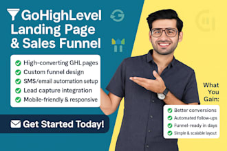 build gohighlevel landing page ghl sales funnel go high level funnel ghl website