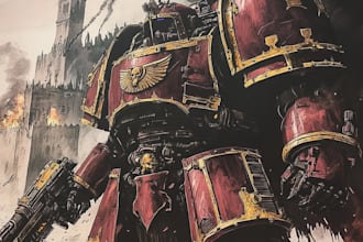 paint a warhammer illustration