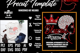do rhinestone design for you