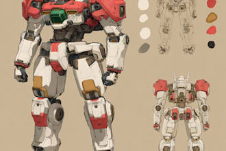 do robots and concept art of futuristic mecha art
