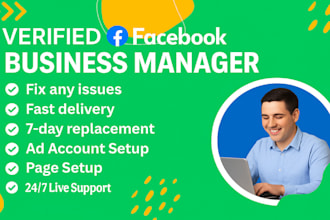 create facebook business manager and fb ad account