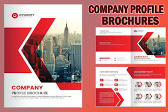 design leading company profile, brochure and proposal