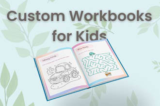 design custom activity books for kids