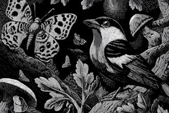 draw high quality linocut illustration for shirt design