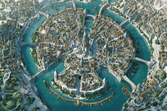 create your fantasy city map
