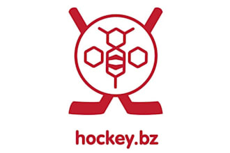 design awesome ice hockey training logo