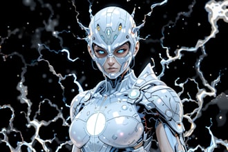 create your fantasy science fiction superhero character