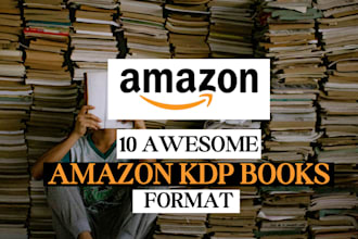 professionally format ebook paperback for amazon KDP