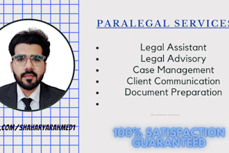 be your lawyer, paralegal and virtual legal assistant