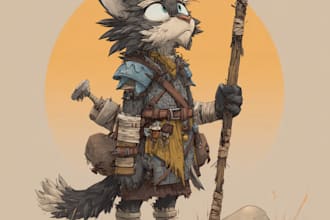 custom furry art for your characters