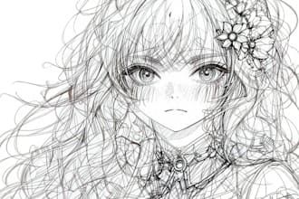 sketch you anime sketch art