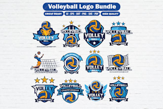 design baseball basketball volleyball tennis or badminton logo