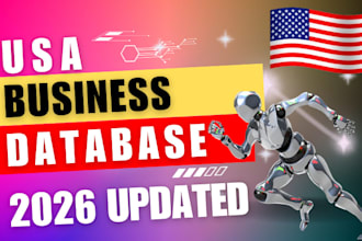 build for you 1 million USA business database leads email list