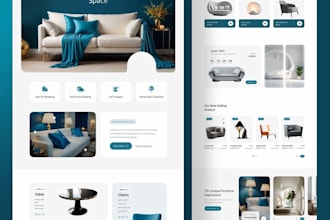 create a simple responsive HTML CSS react portfolio desgin