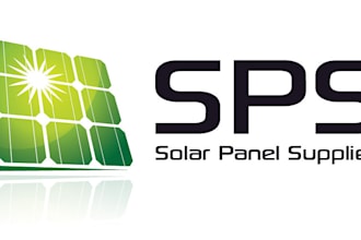 unique solar panel and energy logo for your brand