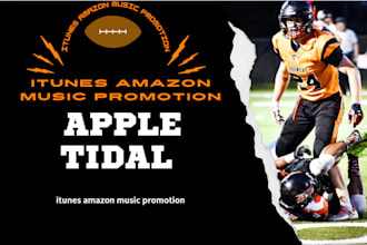 promote your music on apple music,tidal,itunes, and amazon music