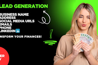 generate b2b linkedin leads, google maps leads for any niche