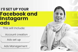 set up fb and insta ads and meta ads manager for conversions