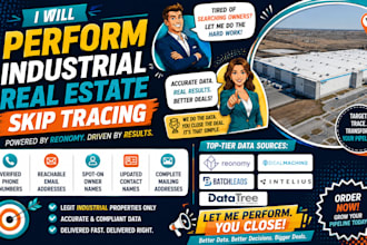 perform skip tracing on reonomy for industrial real estate