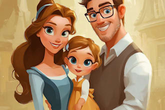 a professional disney family portrait for you