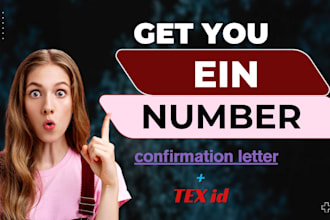 provide ein number confirmation letter for solo or llc in one day