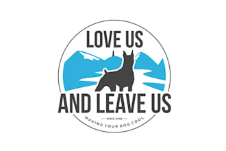 design sustainability dogs buck wild logo