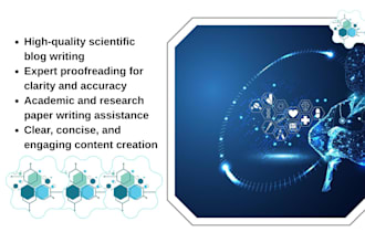 do biological science articles, blog, informative piece