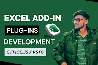 develop ms office 365 excel addin plugin