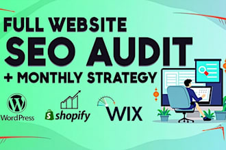 perform a full SEO audit and deliver a strategic monthly action plan