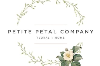 elegant floral logo design for your brand identity